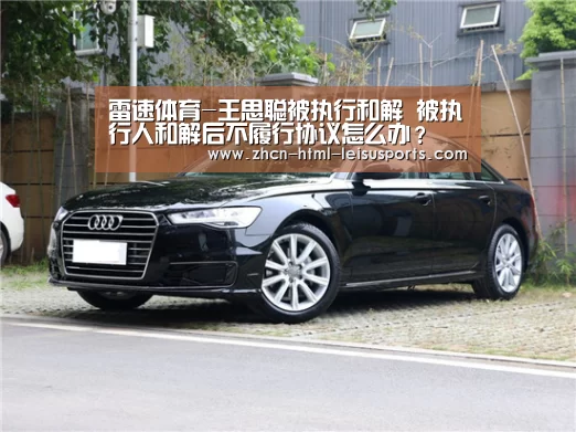 雷速体育-王思聪被执行和解 被执行人和解后不履行协议怎么办?(图2) 体育比分